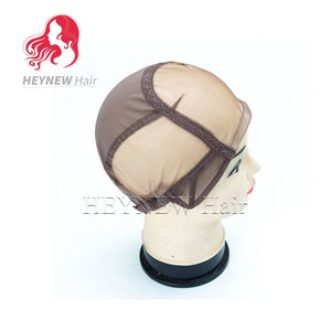 3pcs swiss lace wig caps for making wigs M size glueless full lace wig caps for making wigs with adjustable strap on the back