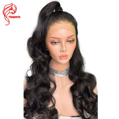 Hesperis130 Denisty 13x6 Lace Front Human Hair Wigs Remy Glueless Lace Front Wigs With Baby Hair  Pre Plucked Front Lace Wig