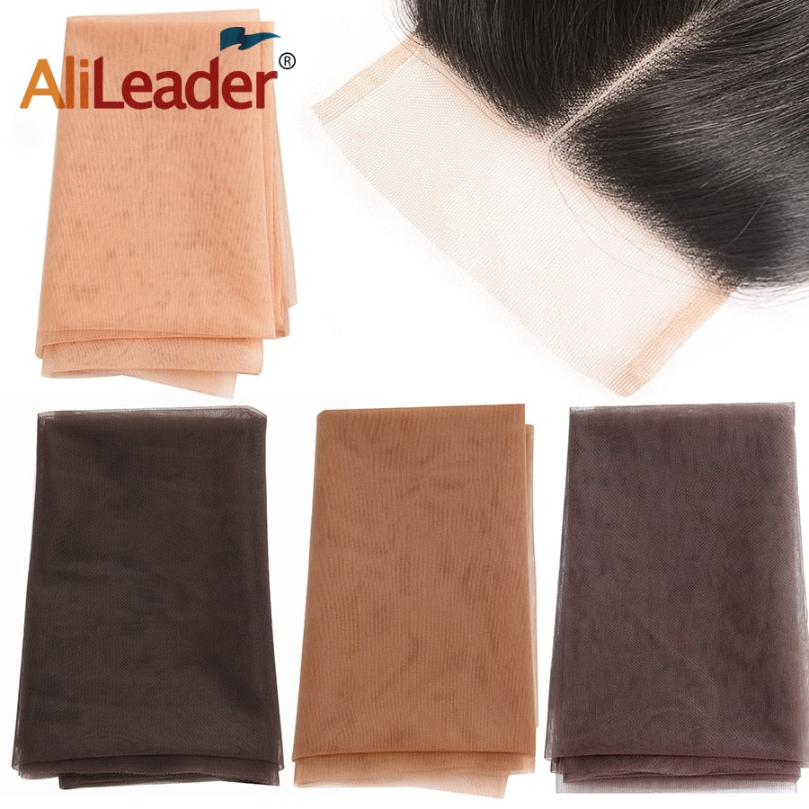 Alileader Transparent Lace For Making Or Ventilating Lace Wig Cap Lace Front Or Full Lace Wig Base 1/4 Yard