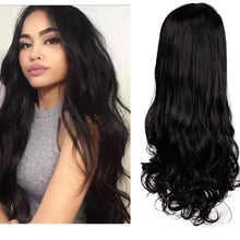 Charger l&#39;image dans la galerie, I&#39;s a wig Long WavySynthetic Lace Front Wigs Purple Lace Wig For Black /White Women can Cosplay Wave Pink Brwon Wigs