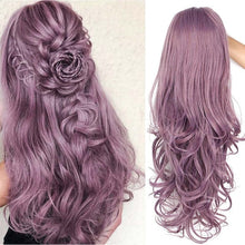 Charger l&#39;image dans la galerie, I&#39;s a wig Long WavySynthetic Lace Front Wigs Purple Lace Wig For Black /White Women can Cosplay Wave Pink Brwon Wigs