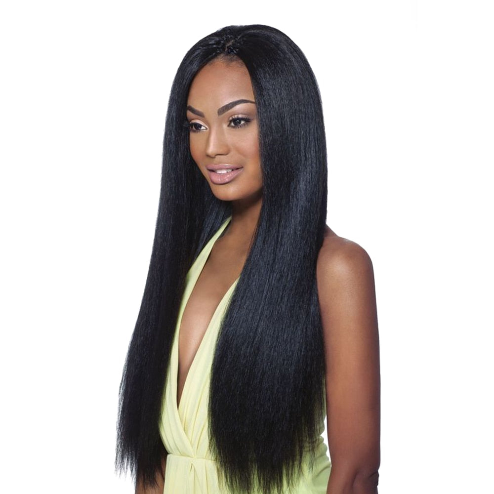 Yaki Straight 360 Lace Frontal Wig 180% Density Lace Frontal Human Hair Wigs Brazilian Lace Wig Natural Color Prosa Remy