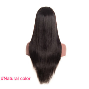 180% Density Malaysian Straight Lace Wig Full Remy Lace Front Human Hair Wigs ALIPOP Lace Front Wig With Baby Hair