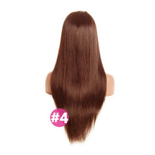 Charger l&#39;image dans la galerie, 180% Density Malaysian Straight Lace Wig Full Remy Lace Front Human Hair Wigs ALIPOP Lace Front Wig With Baby Hair