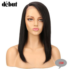 Charger l&#39;image dans la galerie, Debut Lace Wigs Human Hair Straight Lace Front Human Hair Wigs For Black Women Remy Ombre Bob Lace Wig Free Shipping
