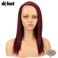Charger l&#39;image dans la galerie, Debut Lace Wigs Human Hair Straight Lace Front Human Hair Wigs For Black Women Remy Ombre Bob Lace Wig Free Shipping
