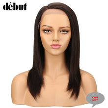 Charger l&#39;image dans la galerie, Debut Lace Wigs Human Hair Straight Lace Front Human Hair Wigs For Black Women Remy Ombre Bob Lace Wig Free Shipping