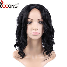 Charger l&#39;image dans la galerie, Leeons Ombre/Burgundy/Black Lace Front Synthetic Wig Blonde Lace Wig Side Part Lace Front Wig Heat Resistant Hair Synthetic