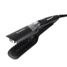 Charger l&#39;image dans la galerie, SHINON Dry/wet Hair Straightener Brush Professional Hair Salon Styling Heated Hair Comb Straightener Steam Vapor With LCD Screen