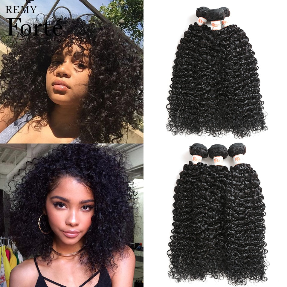 Remy Forte 30 Inch Hair Extension Brazilian Hair Weave Bundles Curly Human Hair Bundles Deal Hair Extension Human hair Bundles